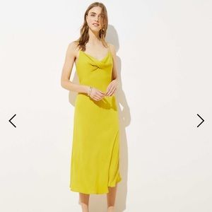 LOFT NWT Twist Midi dress